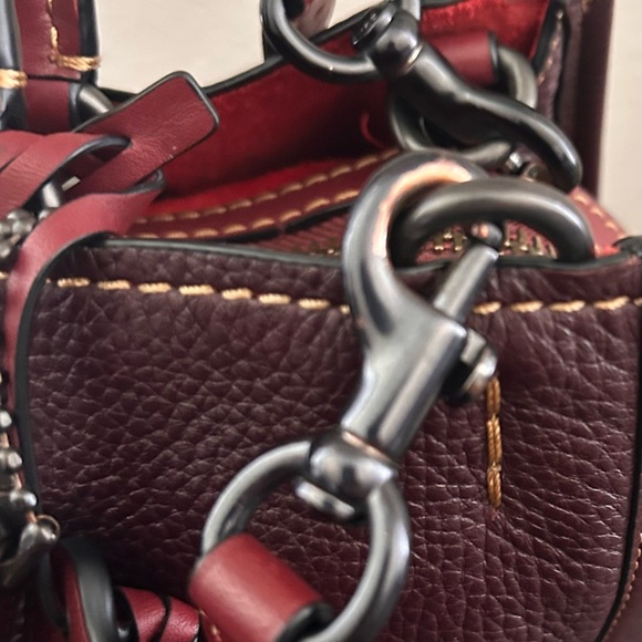 Coach Rogue 30 Burgundy - Picture 16 of 16